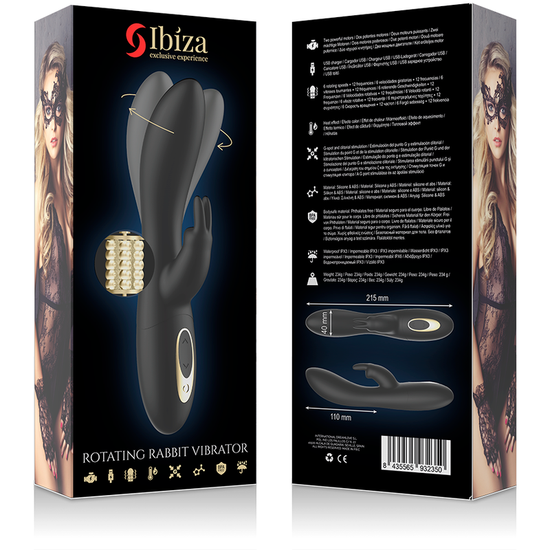 IBIZA - POWERFUL PEARLED ROTATOR WITH RABBIT - Image 9