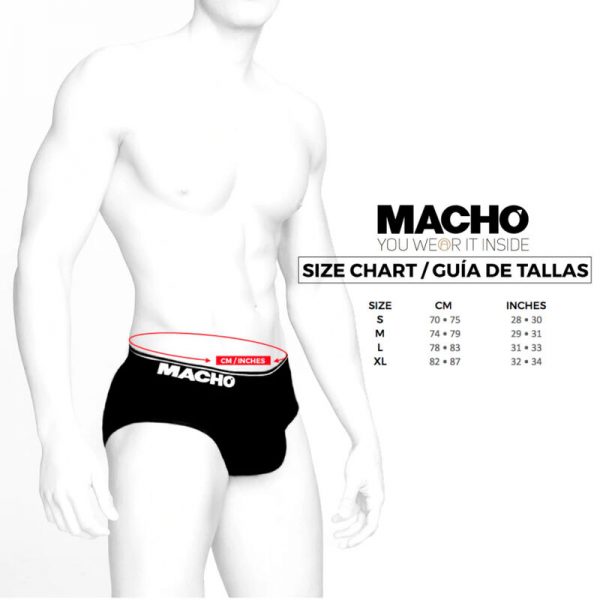 MACHO - MS24A BRIEF DARK YELLOW UNDERPANTS S - Image 4