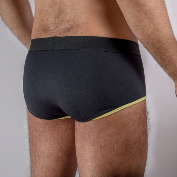 MACHO - MS24A BRIEF DARK YELLOW UNDERPANTS S - Image 3