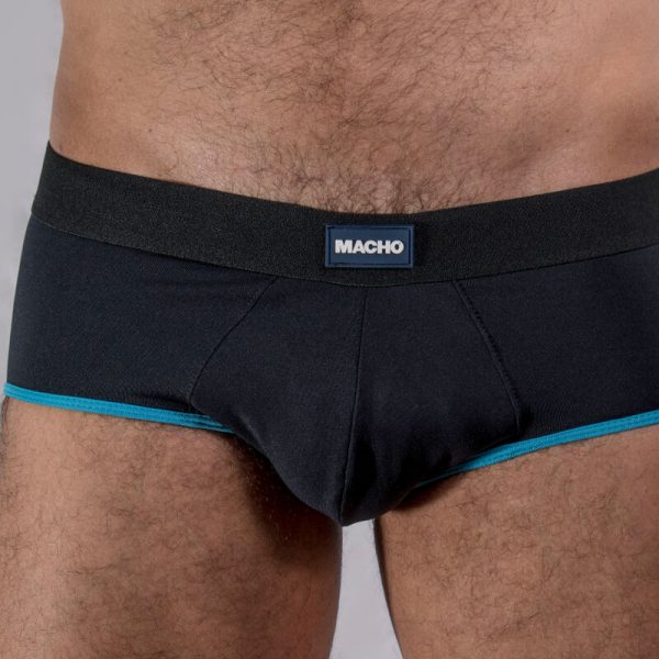 MACHO - MS24B BRIEF UNDERPANTS DARK BLUE L