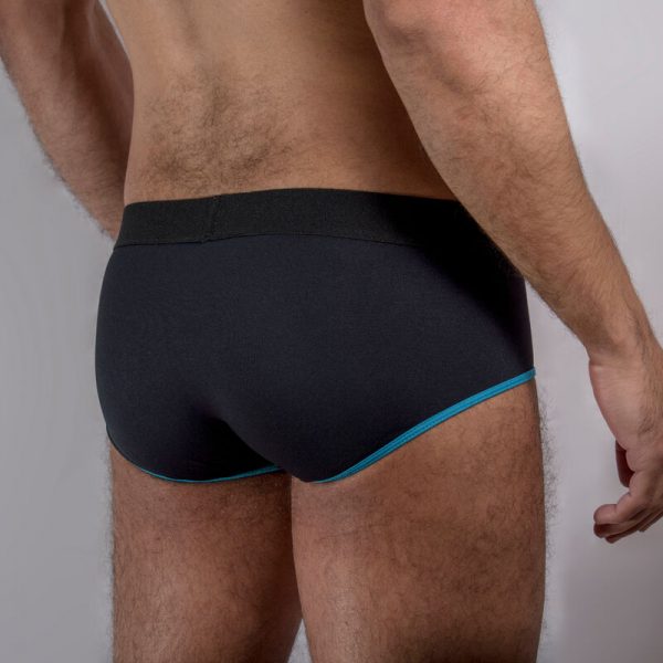 MACHO - MS24B BRIEF UNDERPANTS DARK BLUE L - Image 3