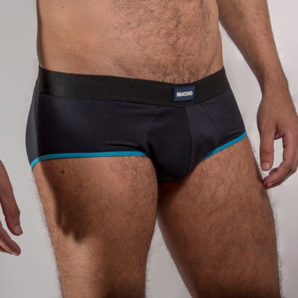 MACHO - MS24B BRIEF UNDERPANTS DARK BLUE L - Image 2