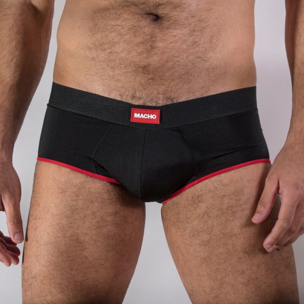 MACHO - MS24R UNDERPANTS BRIEF DARK RED S