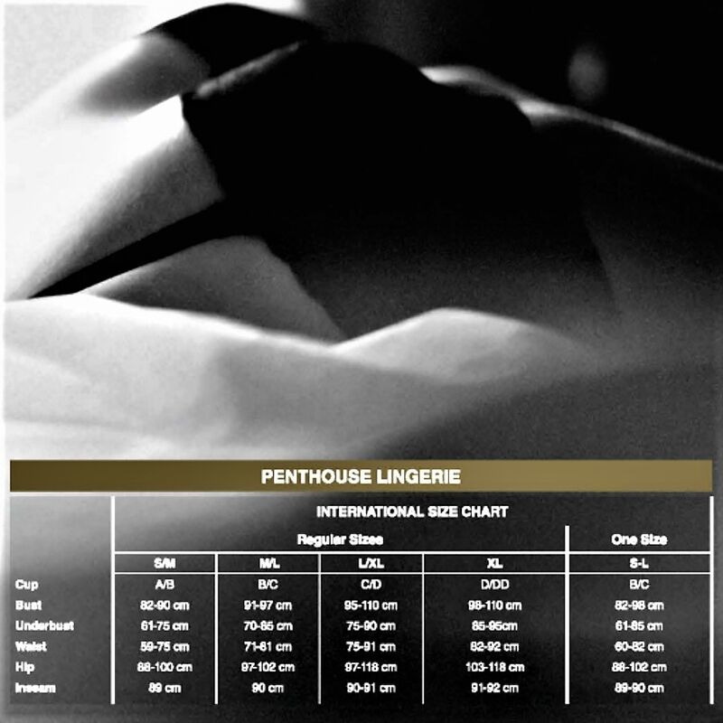 PENTHOUSE - CLASSIFIED THONG BLACK L/XL - Image 3