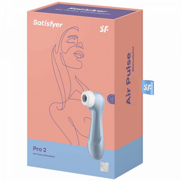 SATISFYER - PRO 2 AIR PULSE STIMULATOR BLUE - Image 4