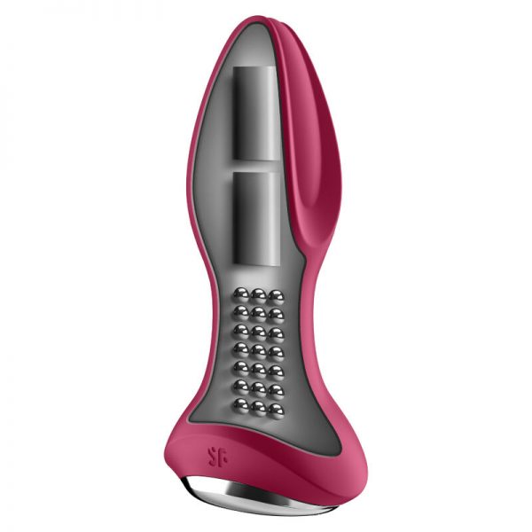 SATISFYER - ROTATOR PLUG 2+ VIBRATING PLUG APP RED - Image 2