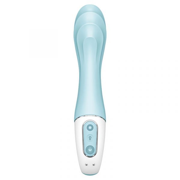 SATISFYER - AIR PUMP VIBRATOR 5+ INFLATABLE G-SPOT VIBRATOR APP BLUE - Image 3