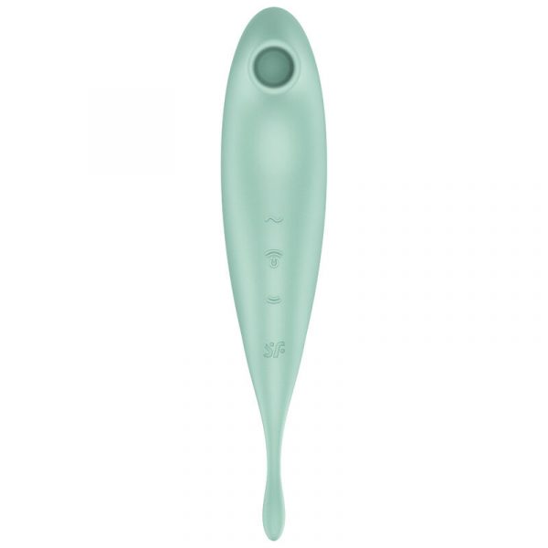 SATISFYER - TWIRLING PRO+ AIR PULSE STIMULATOR & VIBRATOR APP GREEN - Image 2