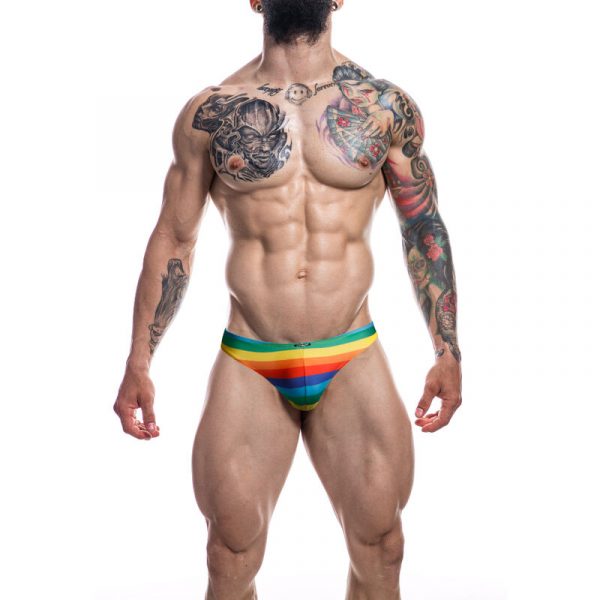 CUT4MEN - LOW RISE BRIEF RAINBOW M