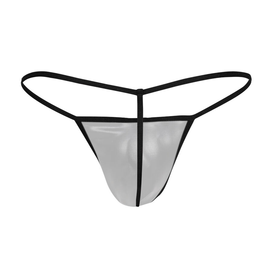 CUT4MEN - G-STRING PROVOCATIVE BLACK LEATHERETTE XL - Image 4