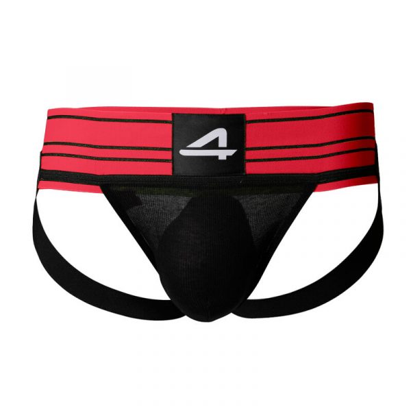 CUT4MEN - JOCKSTRAP RUGBY RED XL - Image 3