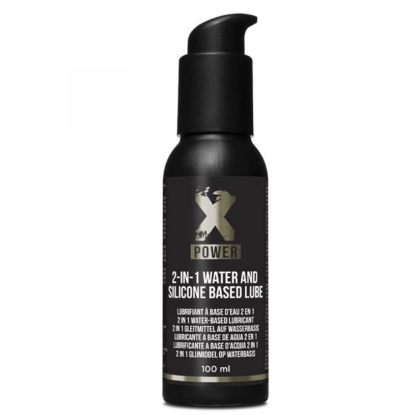 XPOWER - 2-IN-1 WATER AND SILICONE BASED LUBE 100 ML