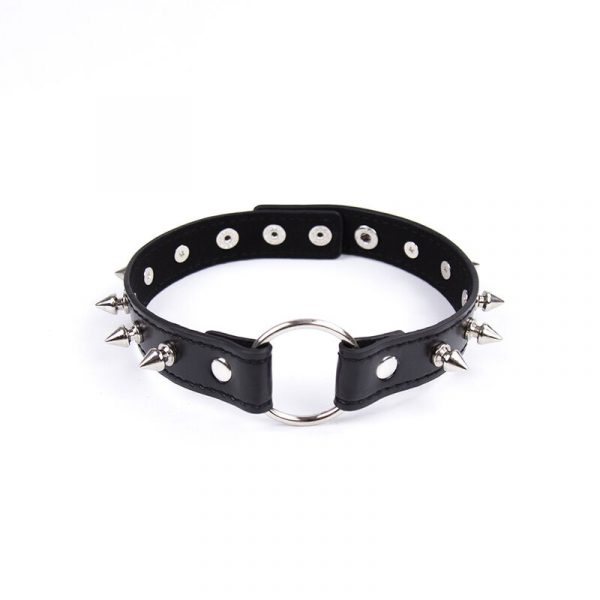 OHMAMA FETISH SPIKES PUNK COLLAR