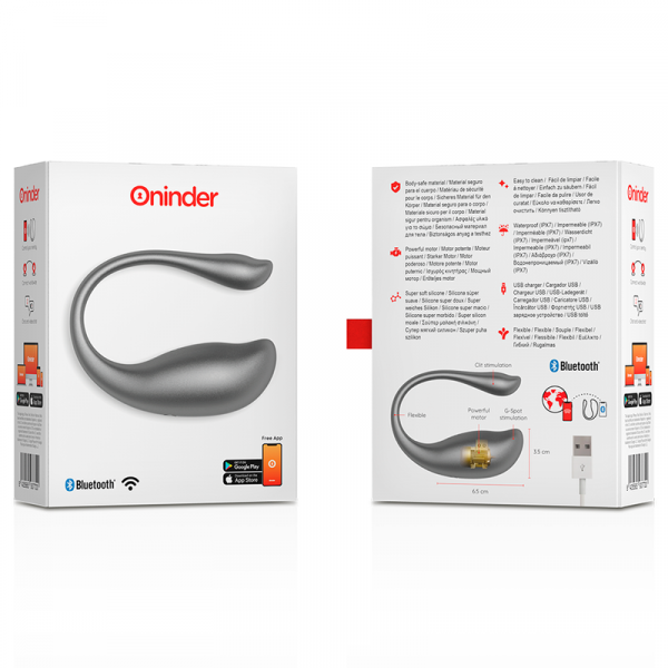 ONINDER - NAIROBI VIBRATING EGG BLACK - FREE APP - Image 7