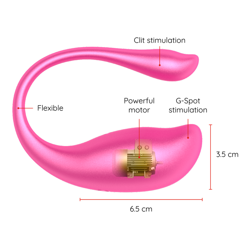ONINDER - NAIROBI VIBRATING EGG PINK - FREE APP - Image 4