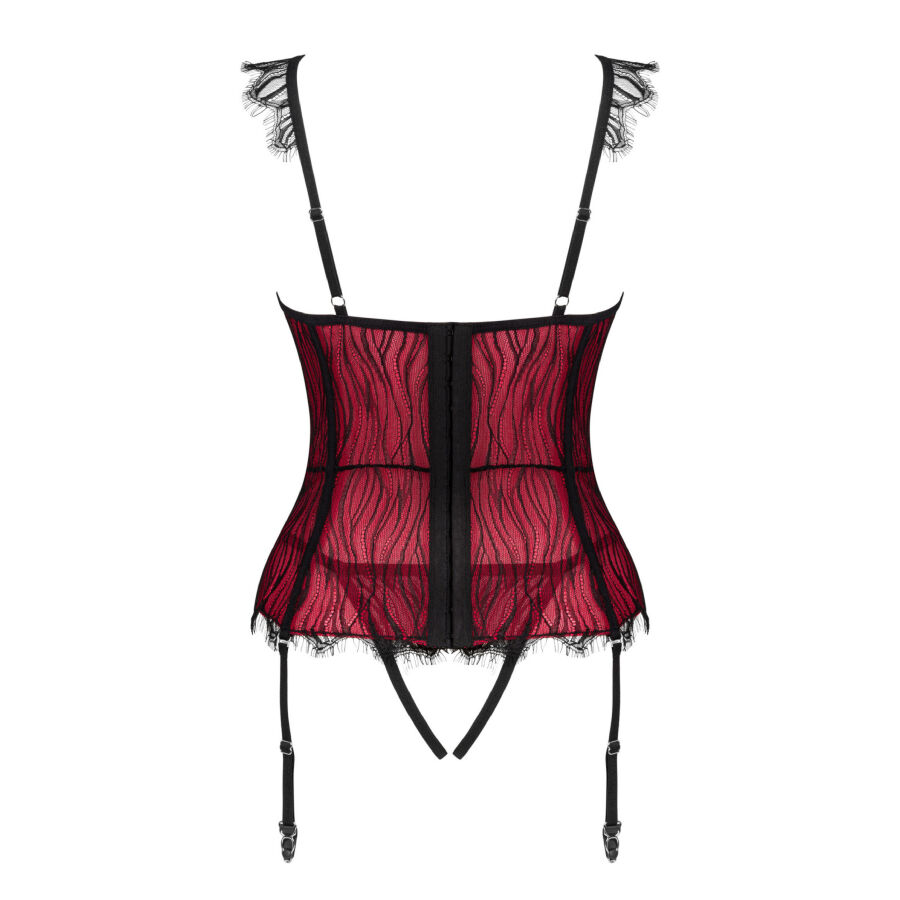 OBSESSIVE - DENISSA CORSET AND THONG XL/XXL - Image 4