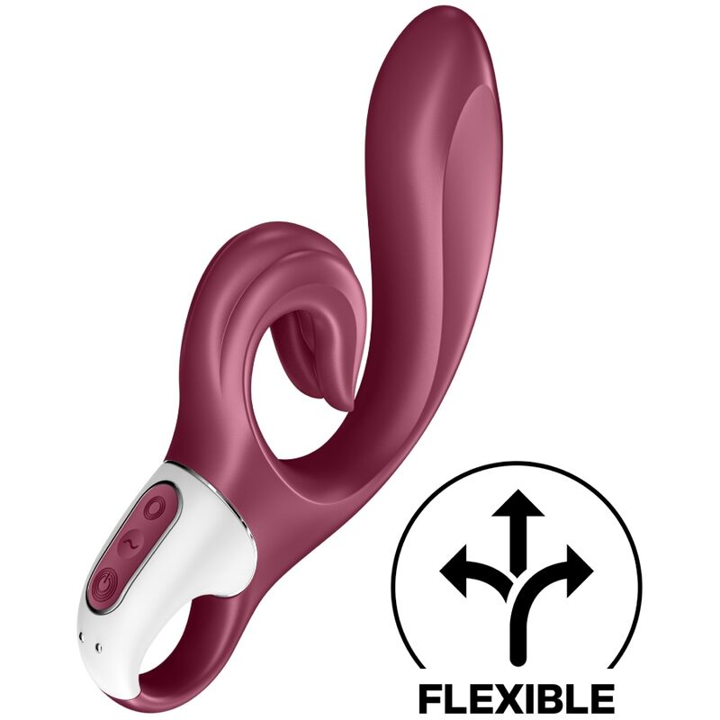 SATISFYER LOVE ME RABBIT VIBRATION - RED