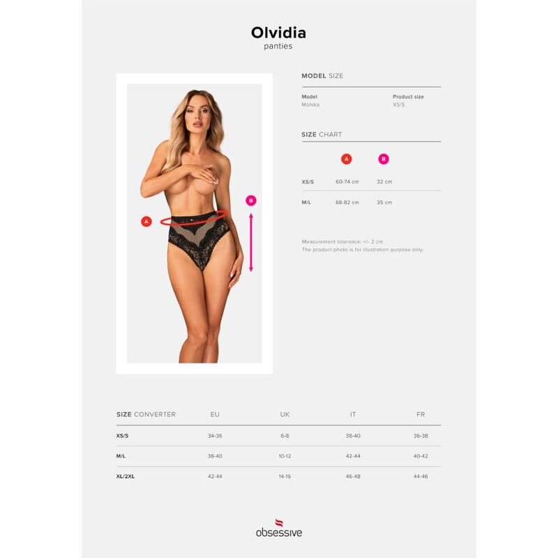 OBSESSIVE - OLVIDIA PANTIES XS/S - Image 7