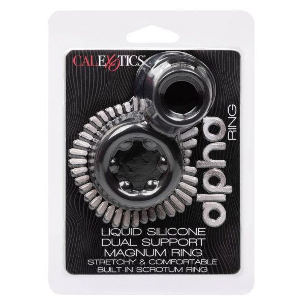 CALEXOTICS - ALPHA DUAL MAGNUM RING BLACK - Image 11