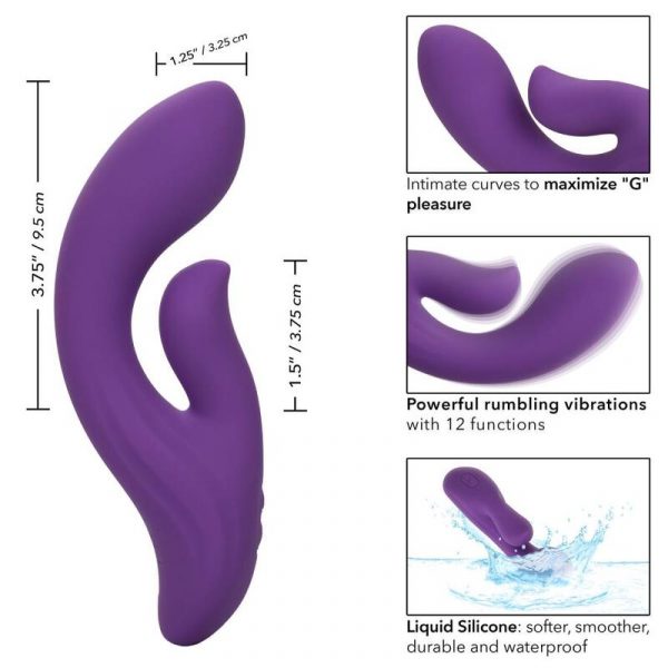 CALEXOTICS - STELLA DUAL PLEASER VIOLET - Image 2