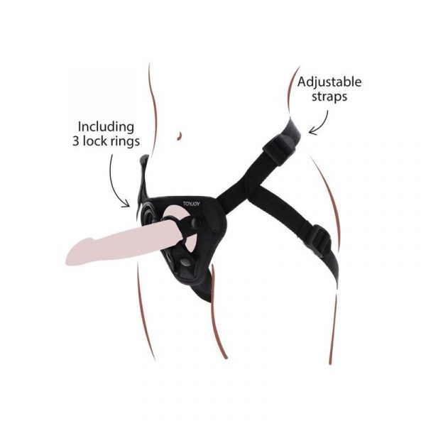 TOYJOY STRAP-ON HARNESS BLACK - Image 3