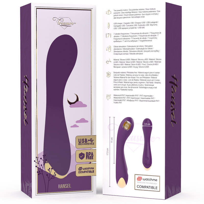 TREASURE - HANSEL G-SPOT VIBRATOR + WATCHME REMOTE CONTROL - Image 7