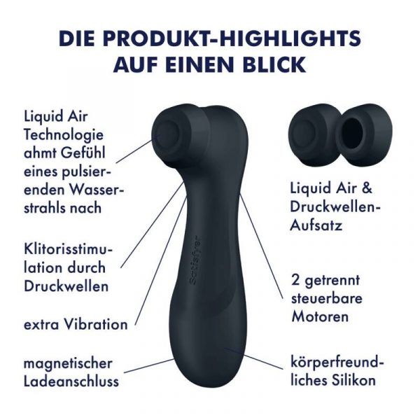 SATISFYER - PRO 2 GENERATION 3 LIQUID AIR TECHNOLOGY BLACK - Image 7