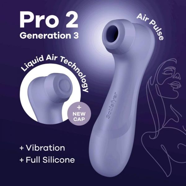 SATISFYER - PRO 2 GENERATION 3 LIQUID AIR TECHNOLOGY LILAC - Image 5