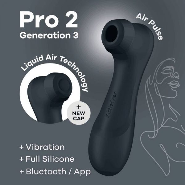 SATISFYER - PRO 2 GENERACIÃN 3 BLACK BLUETOOTH & APP - Image 6