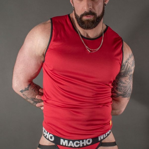 MACHO - RED T-SHIRT L/XL