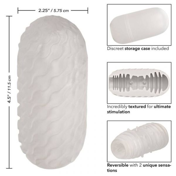 CALEXOTICS - REVERSIBLE RIBBED STROKER - Image 2