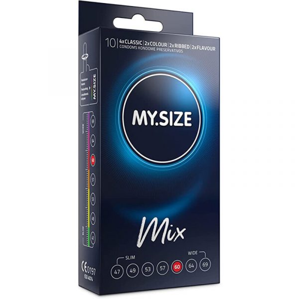 MY SIZE - MIX CONDOMS 60 MM 10 UNITS