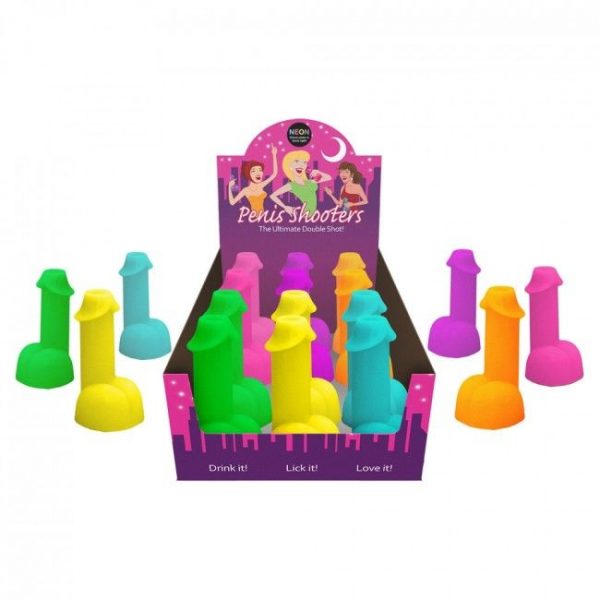 KHEPER GAMES NEON SHOTS FORM PENIS 1 UNIT (RANDOM COLOR) - Image 2