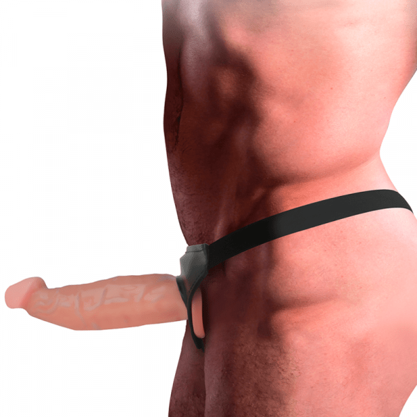 INTENSE - HOLLOW HARNESS WITH DILDO 18 X 3.5 CM - Image 4