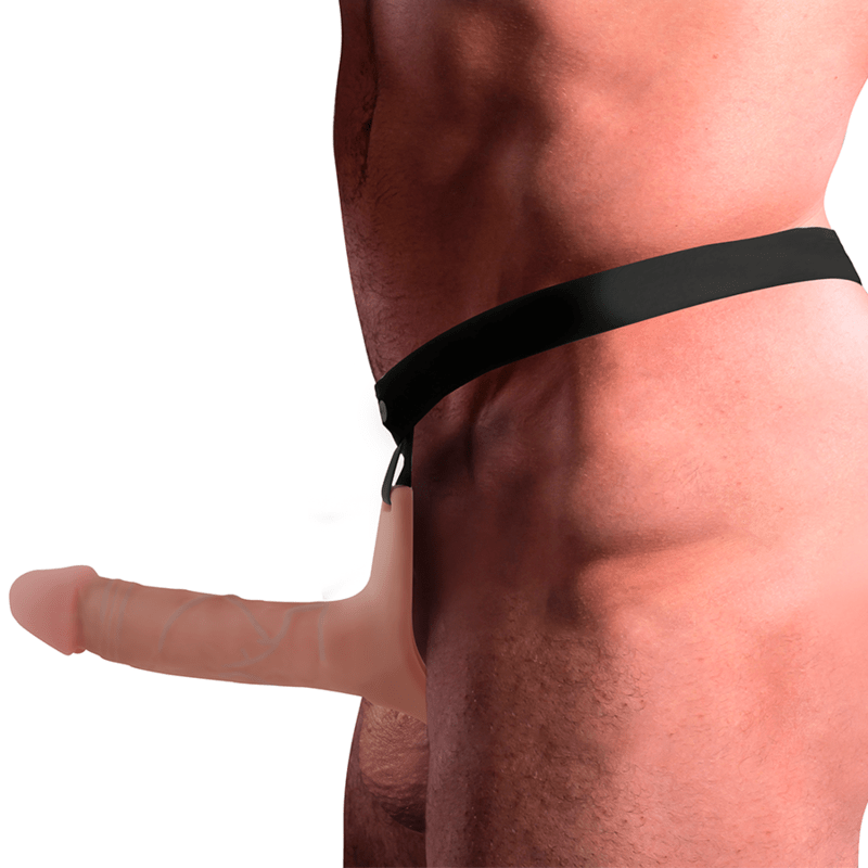 INTENSE - HOLLOW HARNESS WITH SILICONE DILDO 16 X 3.5 CM - Image 4