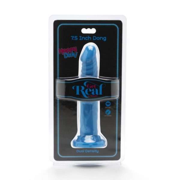 GET REAL - HAPPY DICKS DONG 19 CM BLUE - Image 2