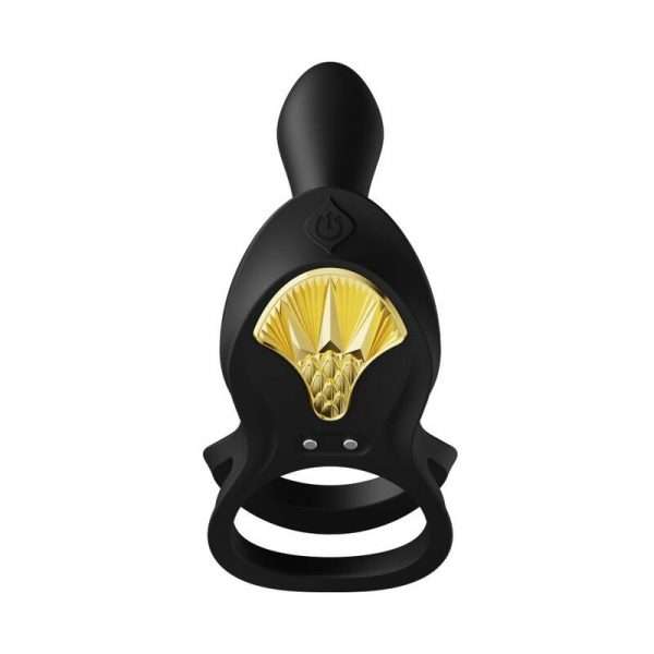 ZALO - BAYEK VIBRATING COUPLES RING BLACK - Image 3