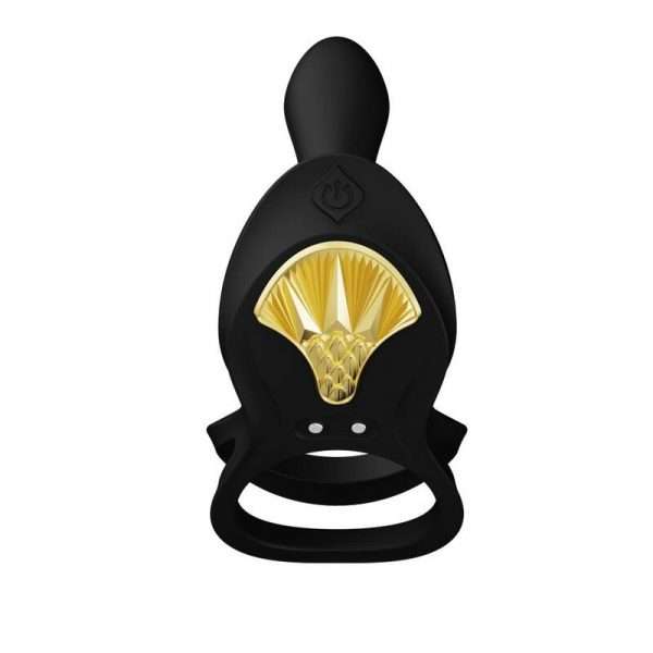 ZALO - BAYEK VIBRATING COUPLES RING BLACK - Image 4