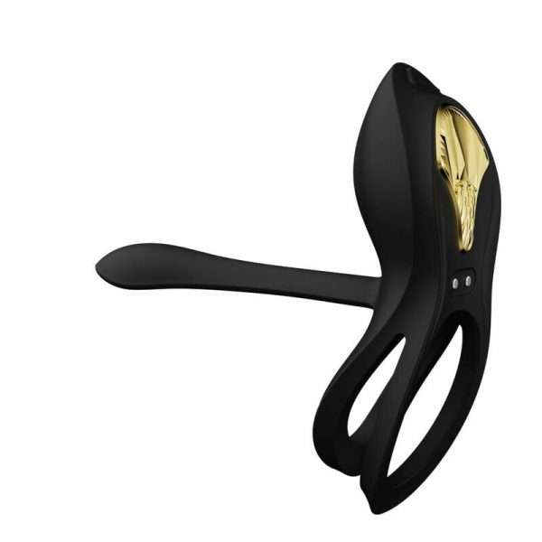 ZALO - BAYEK VIBRATING COUPLES RING BLACK - Image 9