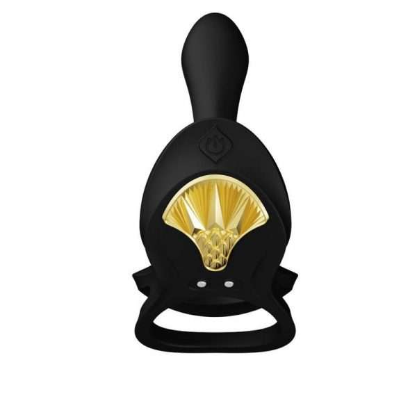 ZALO - BAYEK VIBRATING COUPLES RING BLACK - Image 6