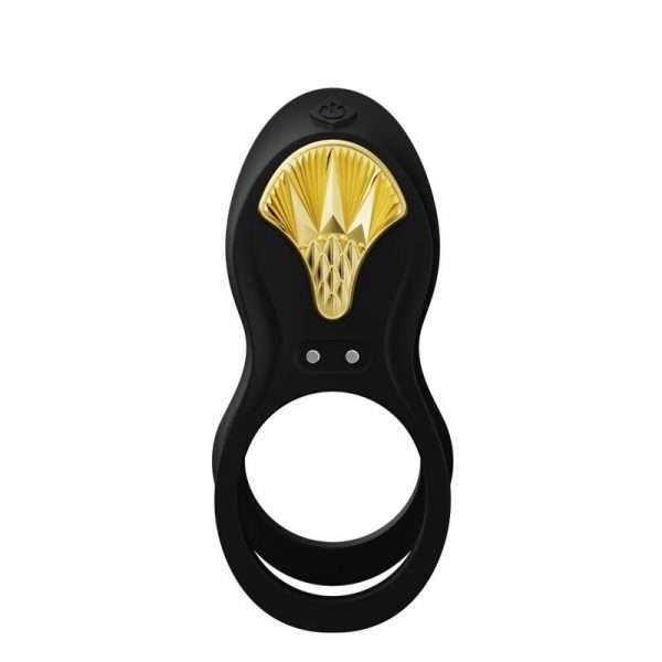 ZALO - BAYEK VIBRATING COUPLES RING BLACK - Image 10