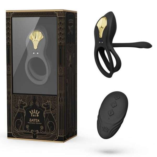 ZALO - BAYEK VIBRATING COUPLES RING BLACK - Image 20