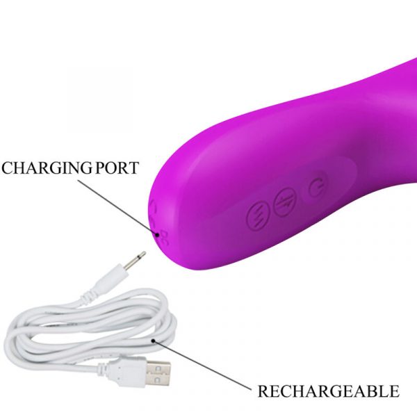 PRETTY LOVE - REESE VIBRATOR WITH PURPLE ROTATION - Image 9