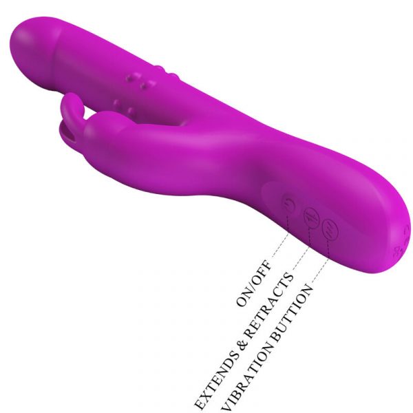 PRETTY LOVE - REESE VIBRATOR WITH PURPLE ROTATION - Image 7