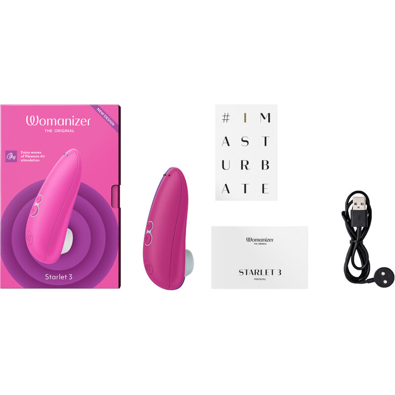 WOMANIZER - STARLET 3 CLITORAL STIMULATOR PINK - Image 7