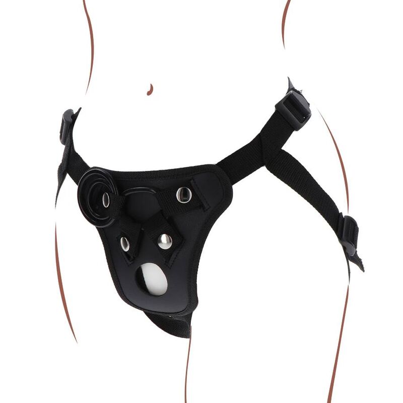 TOYJOY STRAP-ON PLEASURE HARNESS BLACK - Image 6