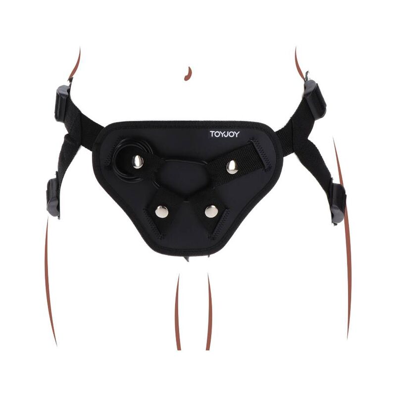 TOYJOY STRAP-ON DELUXE HARNESS BLACK - Image 4