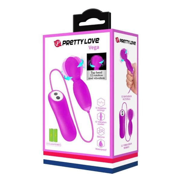 PRETTY LOVE - VEGA ROTATION AND VIBRATION MASSAGER 12 FUCHSIA FUNCTIONS - Image 9