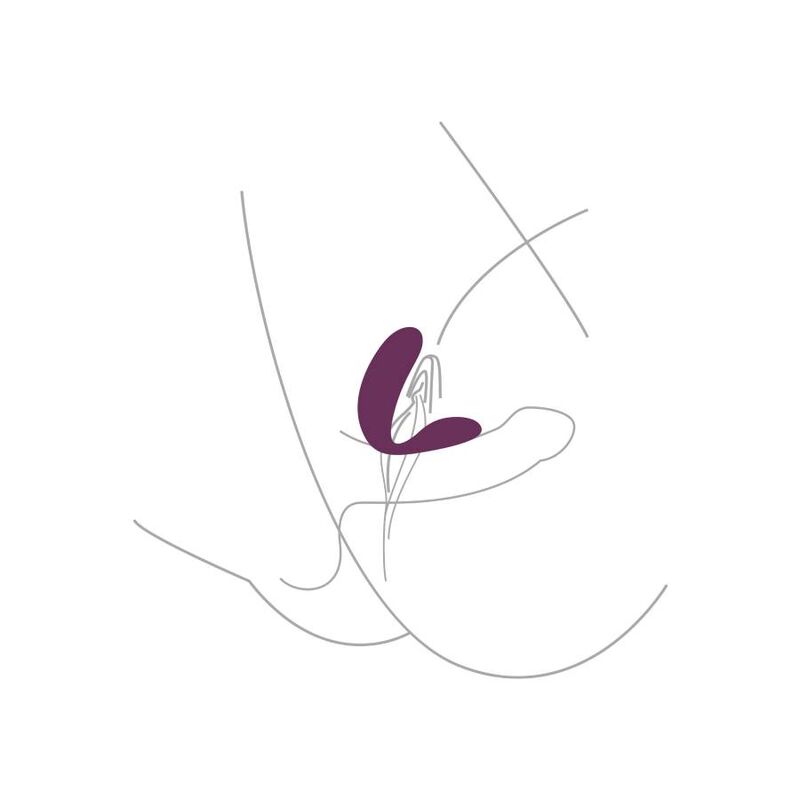 XOCOON - BOUND LOVE COUPLES VIBRATOR PURPLE - Image 6