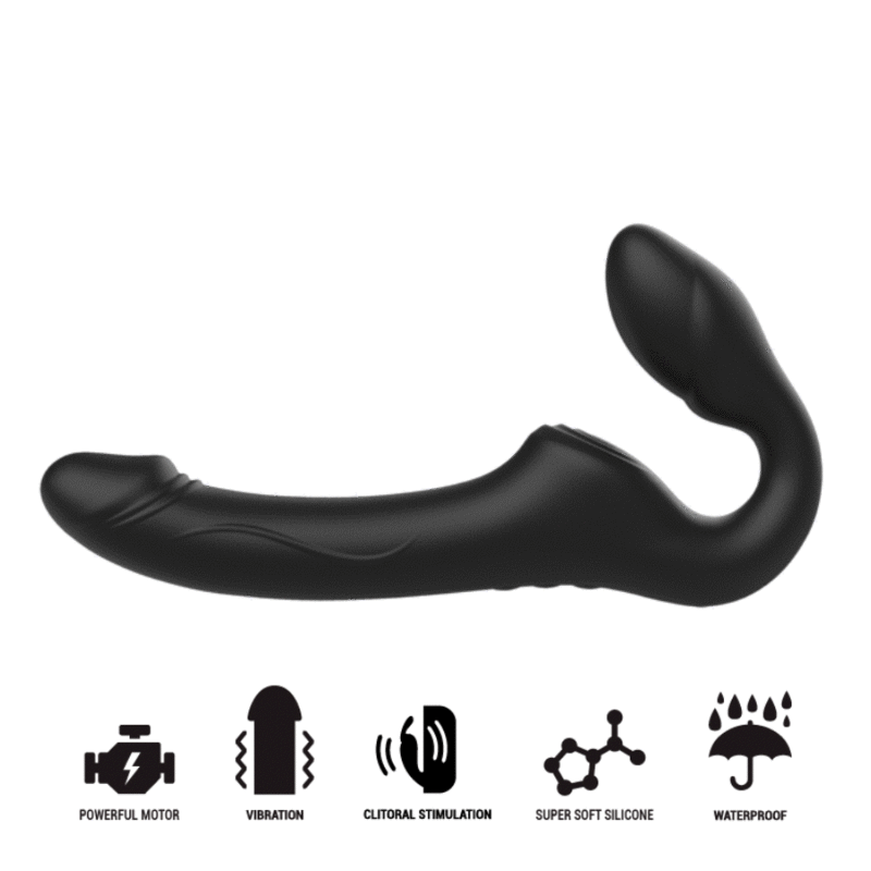 IBIZA - STRAPLESS VIBRATOR WITH REMOTE CONTROL PUSH BUTTON